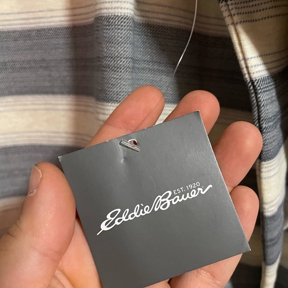 (New With Tags) Eddie Bauer Mens L Camp Fleece Crewneck Sweater - Picture 6 of 7